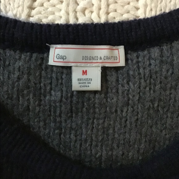 NEW GAP DOUBLE LAYER THICK KNIT MOTO SWEATER JACKET - ASYMMETRICAL METAL ZIPPER - Picture 7 of 11